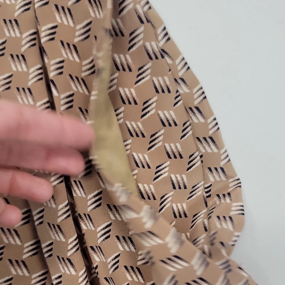 Dior Beige Patterned A-Line Skirt - Picture 5 of 16